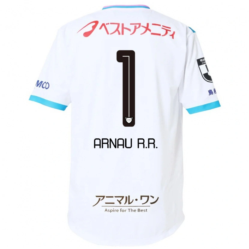 Danxen Dames Arnau Riera #1 Wit Roze Uitshirt Uittenue 2025/26 T-Shirt