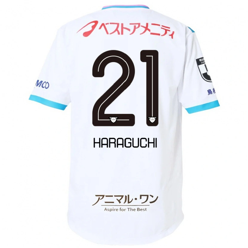 Danxen Dames Konosuke Haraguchi #21 Wit Roze Uitshirt Uittenue 2025/26 T-Shirt