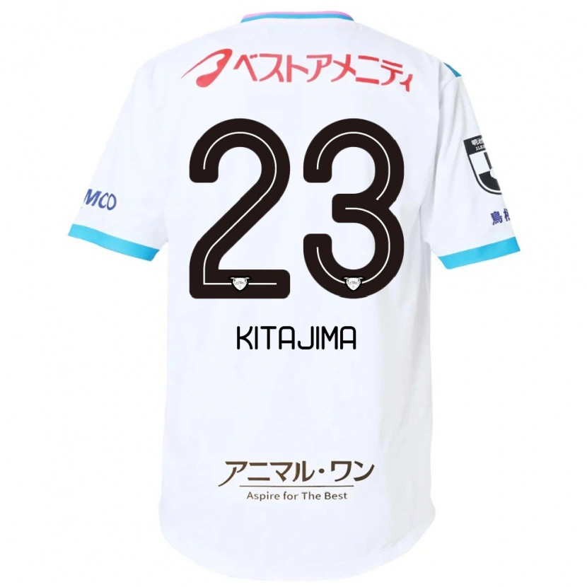 Danxen Dames Fumiya Kitajima #23 Wit Roze Uitshirt Uittenue 2025/26 T-Shirt