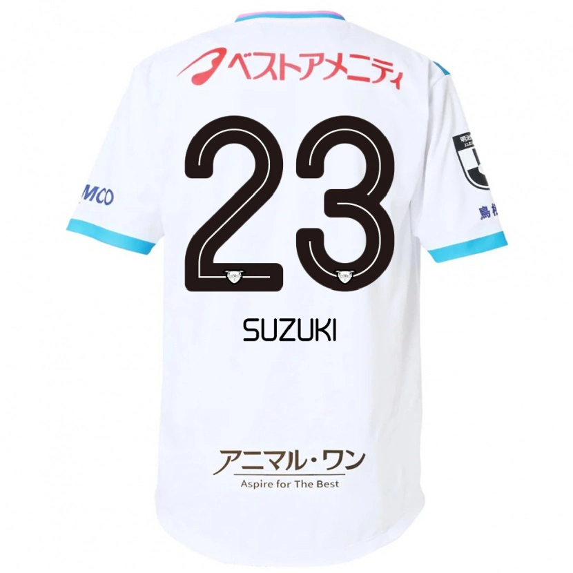 Danxen Dames Yuki Suzuki #23 Wit Roze Uitshirt Uittenue 2025/26 T-Shirt