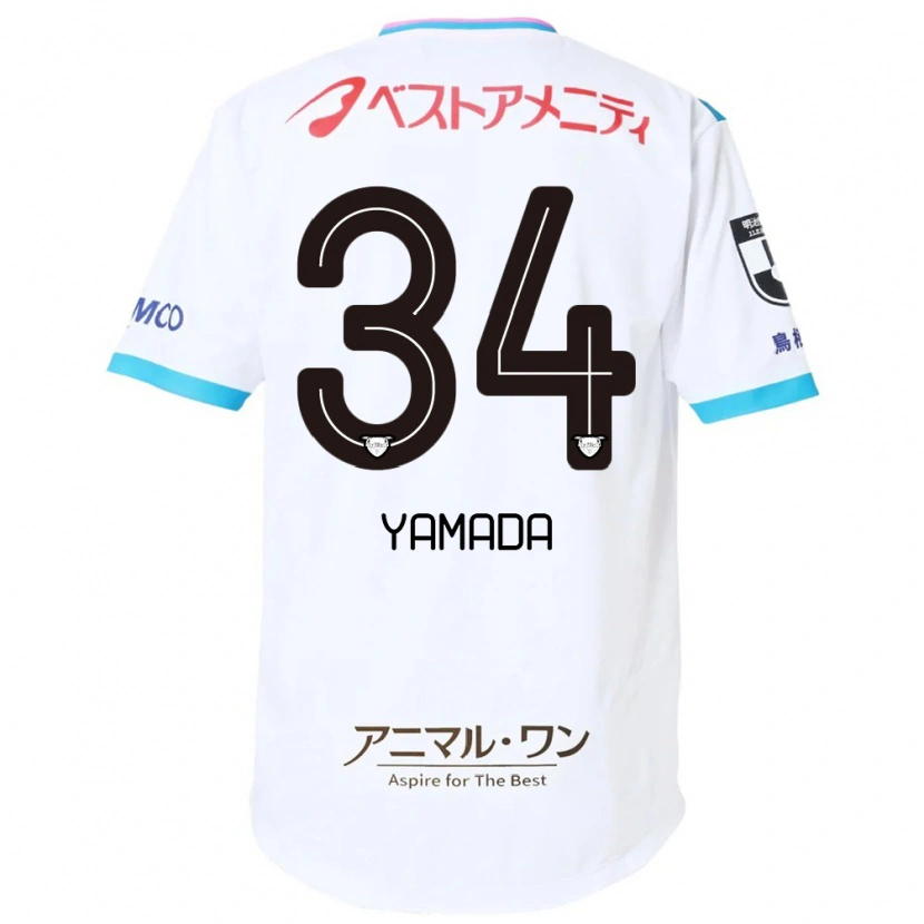 Danxen Dames Hiroto Yamada #34 Wit Roze Uitshirt Uittenue 2025/26 T-Shirt