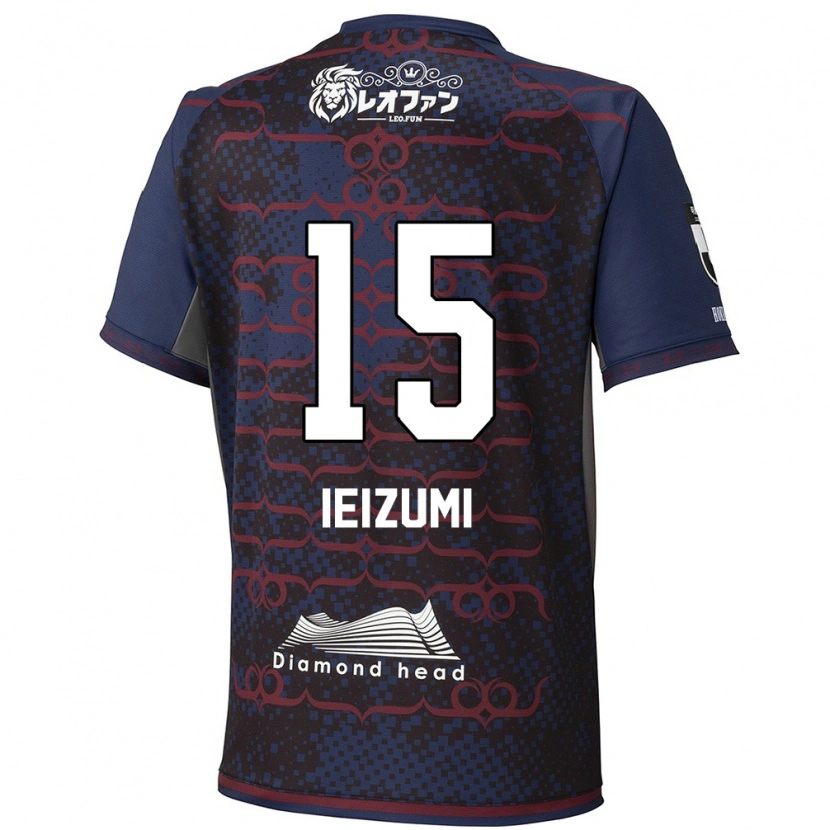 Danxen Dames Rei Ieizumi #15 Blauw Rood Uitshirt Uittenue 2025/26 T-Shirt