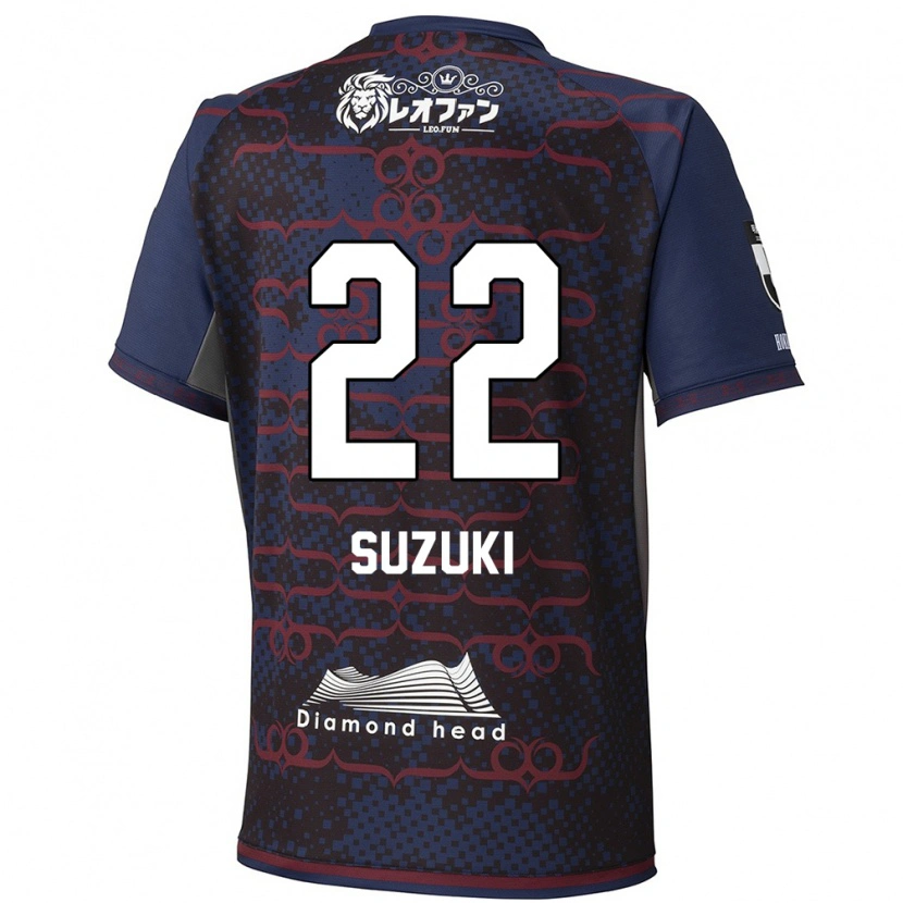 Danxen Dames So Suzuki #22 Blauw Rood Uitshirt Uittenue 2025/26 T-Shirt