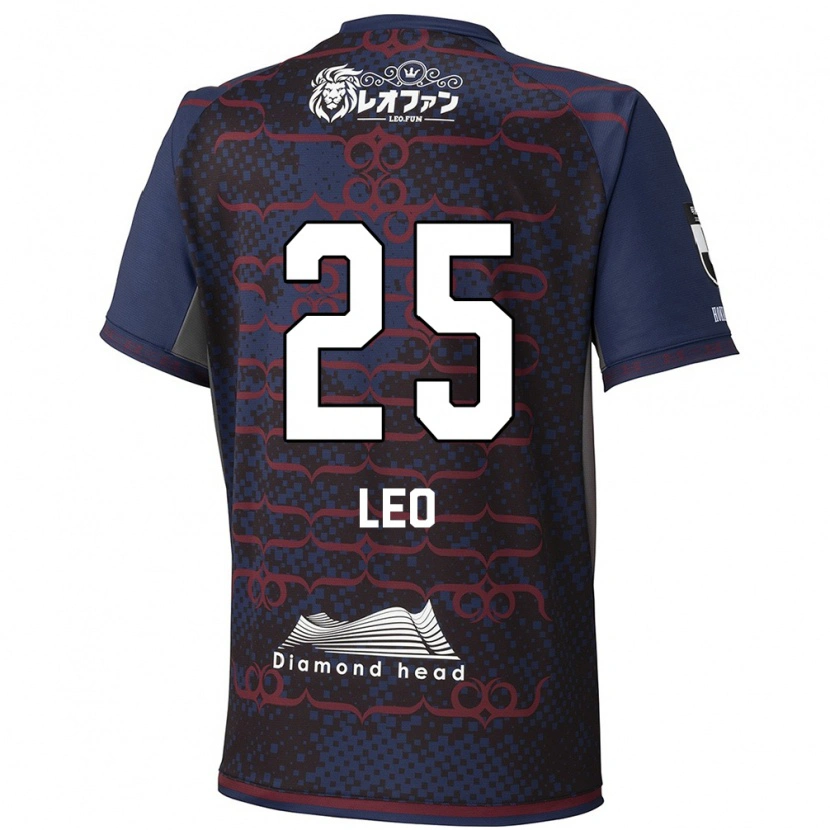 Danxen Dames Leo Osaki #25 Blauw Rood Uitshirt Uittenue 2025/26 T-Shirt