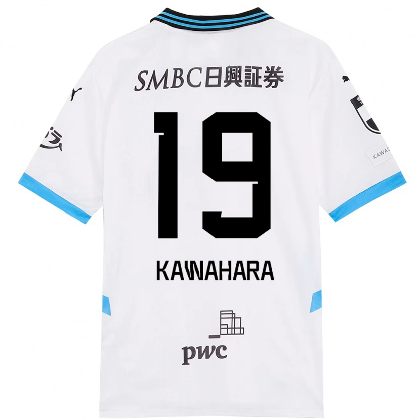 Danxen Dames So Kawahara #19 Wit Hemelsblauw Uitshirt Uittenue 2025/26 T-Shirt
