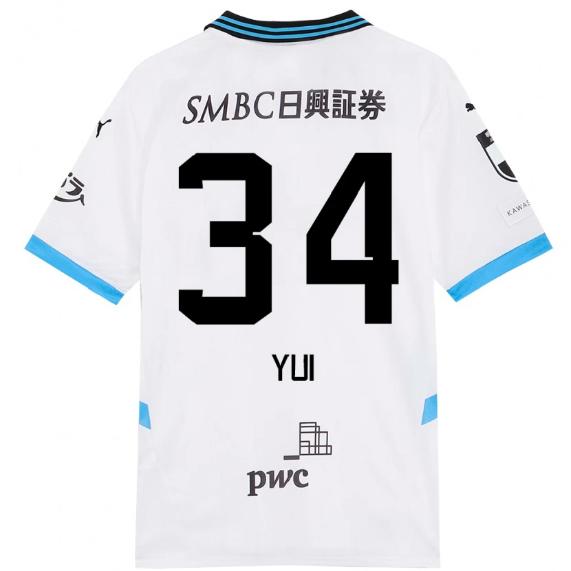Danxen Dames Kota Yui #34 Wit Hemelsblauw Uitshirt Uittenue 2025/26 T-Shirt