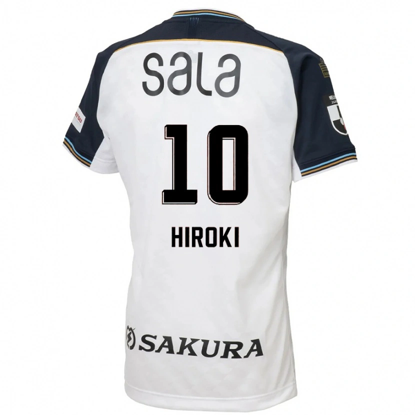 Danxen Dames Hiroki Yamada #10 Wit Zwart Uitshirt Uittenue 2025/26 T-Shirt