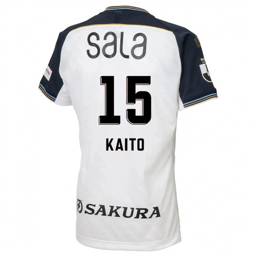 Danxen Dames Kaito Suzuki #15 Wit Zwart Uitshirt Uittenue 2025/26 T-Shirt
