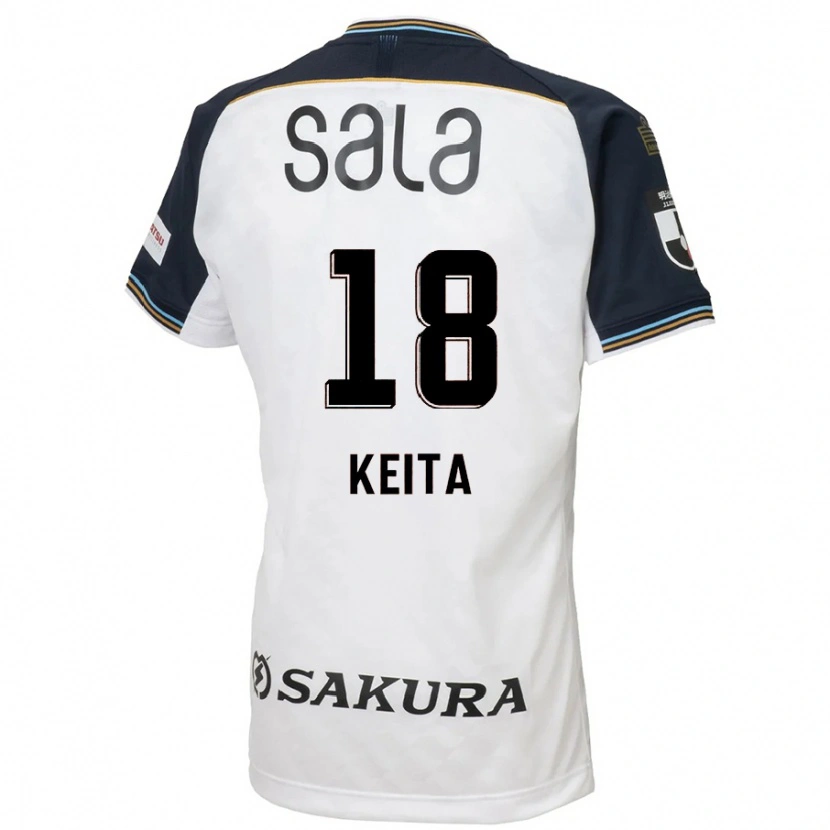 Danxen Dames Keita Takahata #18 Wit Zwart Uitshirt Uittenue 2025/26 T-Shirt