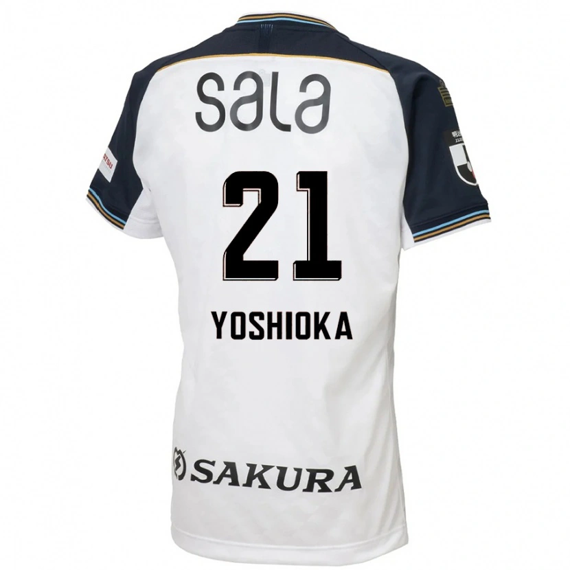 Danxen Dames Kanta Yoshioka #21 Wit Zwart Uitshirt Uittenue 2025/26 T-Shirt