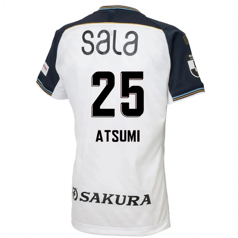 Danxen Dames Keita Atsumi #25 Wit Zwart Uitshirt Uittenue 2025/26 T-Shirt