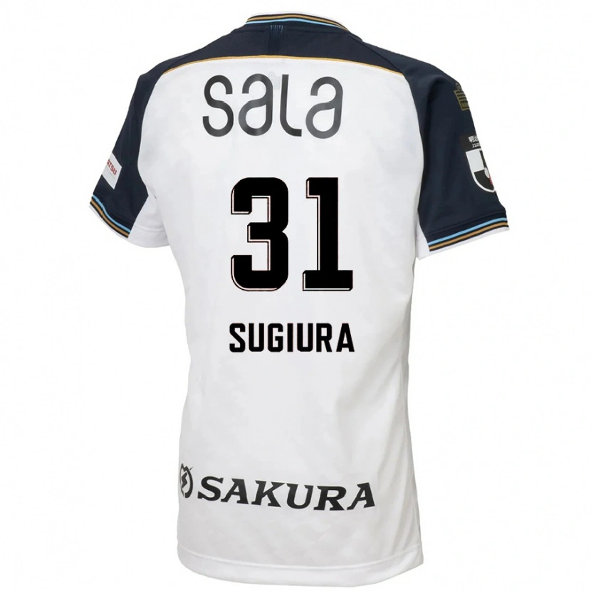 Danxen Dames Rinnosuke Sugiura #31 Wit Zwart Uitshirt Uittenue 2025/26 T-Shirt