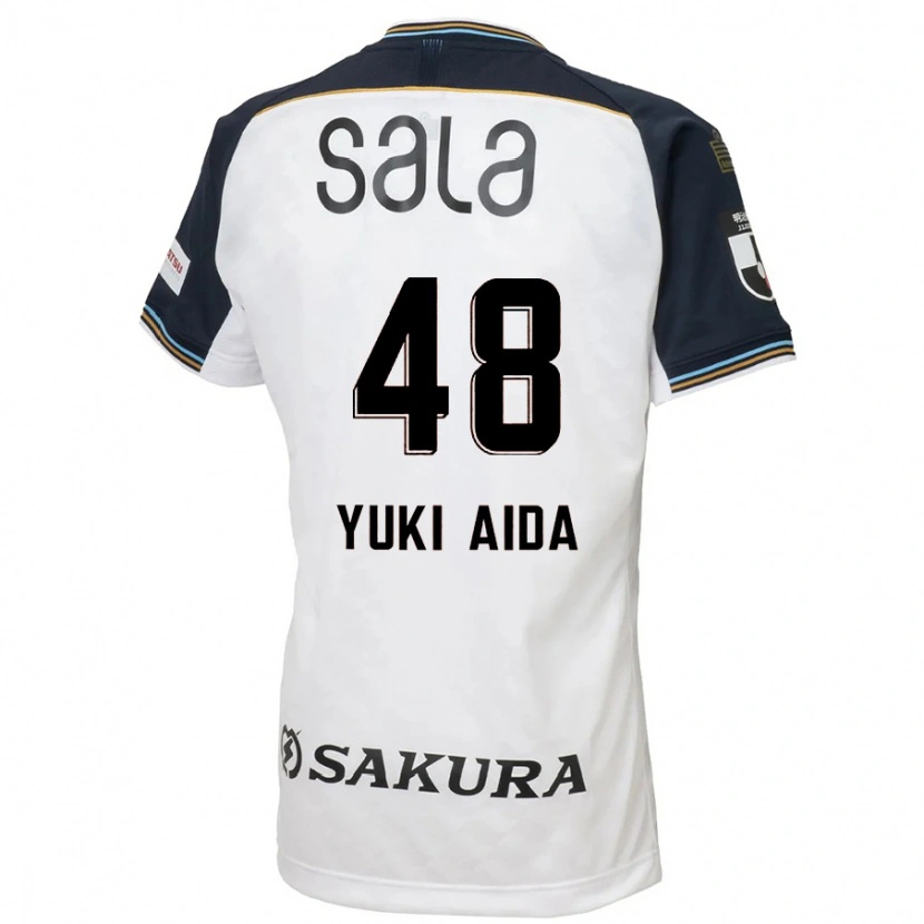 Danxen Dames Yuki Aida #48 Wit Zwart Uitshirt Uittenue 2025/26 T-Shirt