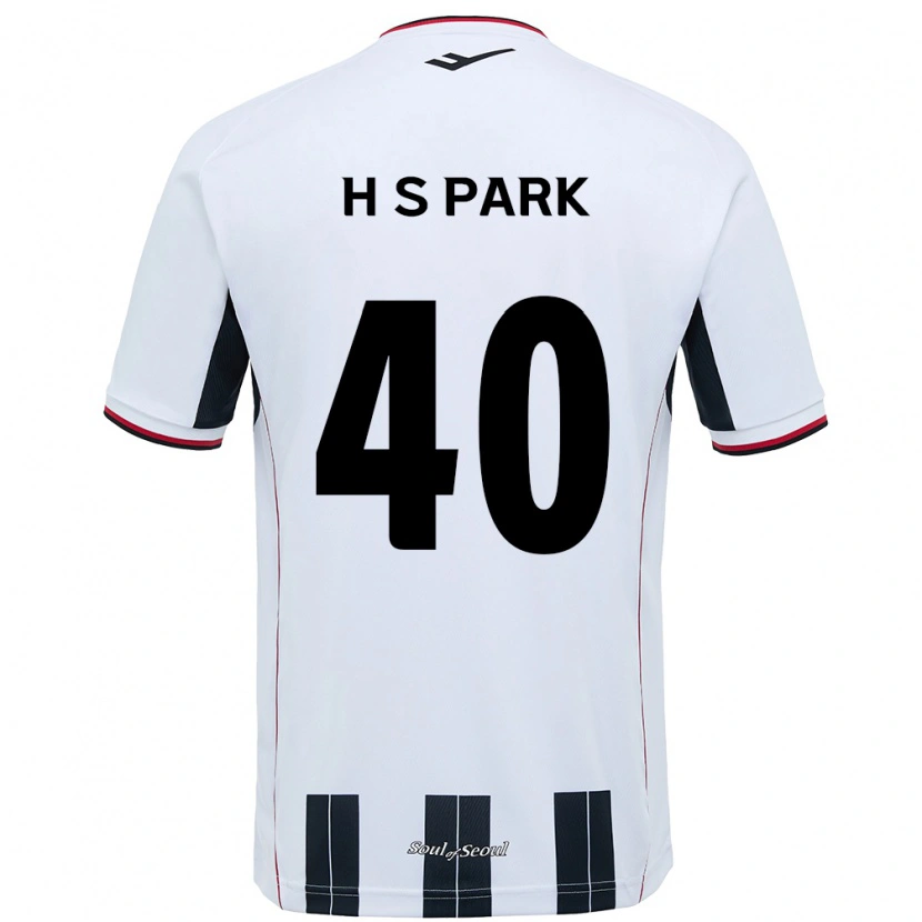 Danxen Dames Seong-Hun Park #40 Wit Zwart Uitshirt Uittenue 2025/26 T-Shirt