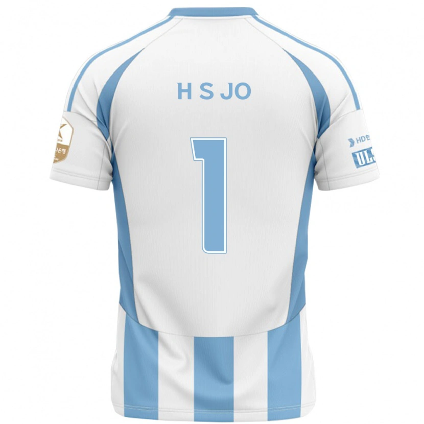 Danxen Dames Su-Hyeok Jo #1 Wit Hemelsblauw Uitshirt Uittenue 2025/26 T-Shirt