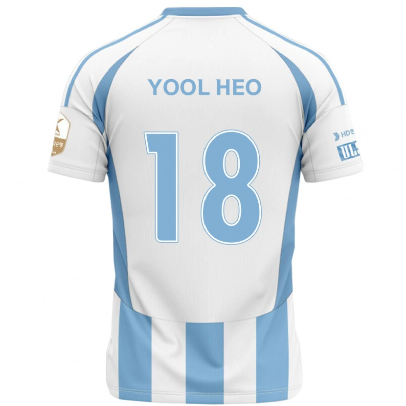 Danxen Dames Yool Heo #18 Wit Hemelsblauw Uitshirt Uittenue 2025/26 T-Shirt