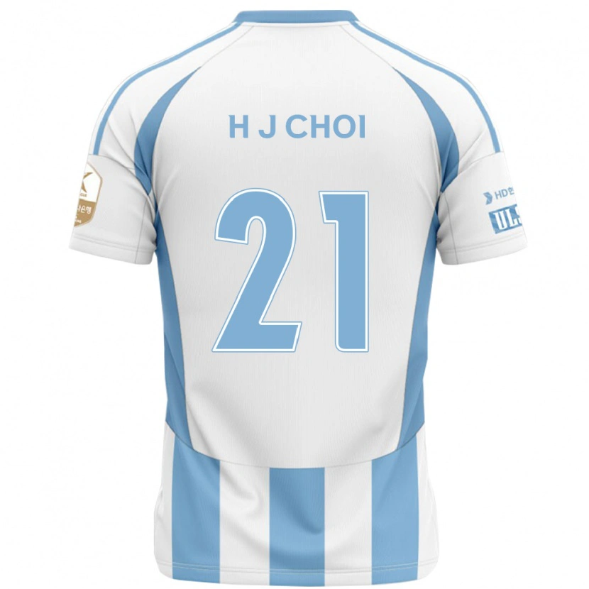 Danxen Dames Ju-Ho Choi #21 Wit Hemelsblauw Uitshirt Uittenue 2025/26 T-Shirt