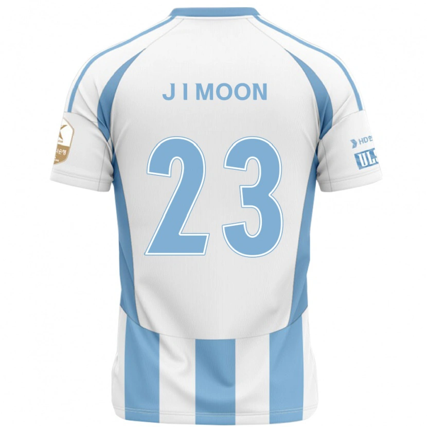 Danxen Dames Jung-In Moon #23 Wit Hemelsblauw Uitshirt Uittenue 2025/26 T-Shirt