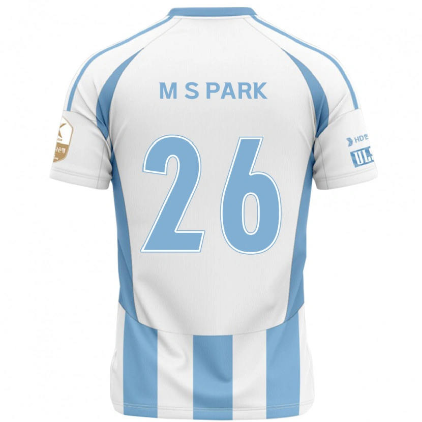 Danxen Dames Min-Seo Park #26 Wit Hemelsblauw Uitshirt Uittenue 2025/26 T-Shirt