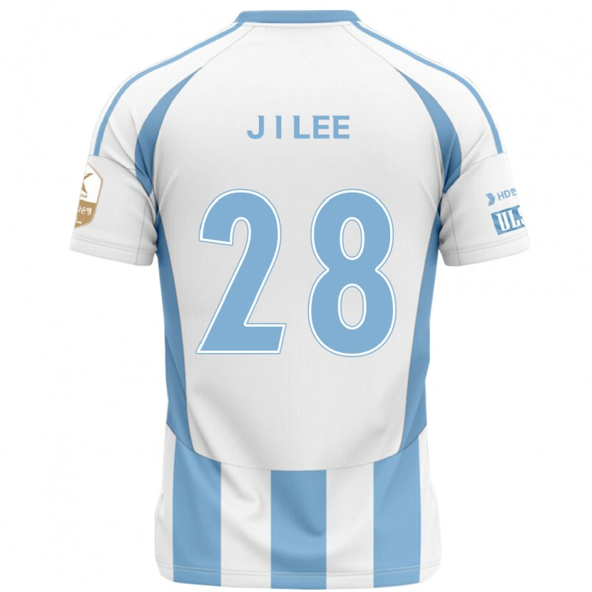 Danxen Dames Jae-Ik Lee #28 Wit Hemelsblauw Uitshirt Uittenue 2025/26 T-Shirt
