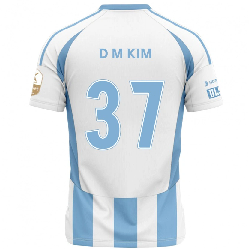 Danxen Dames Do-Min Kim #37 Wit Hemelsblauw Uitshirt Uittenue 2025/26 T-Shirt