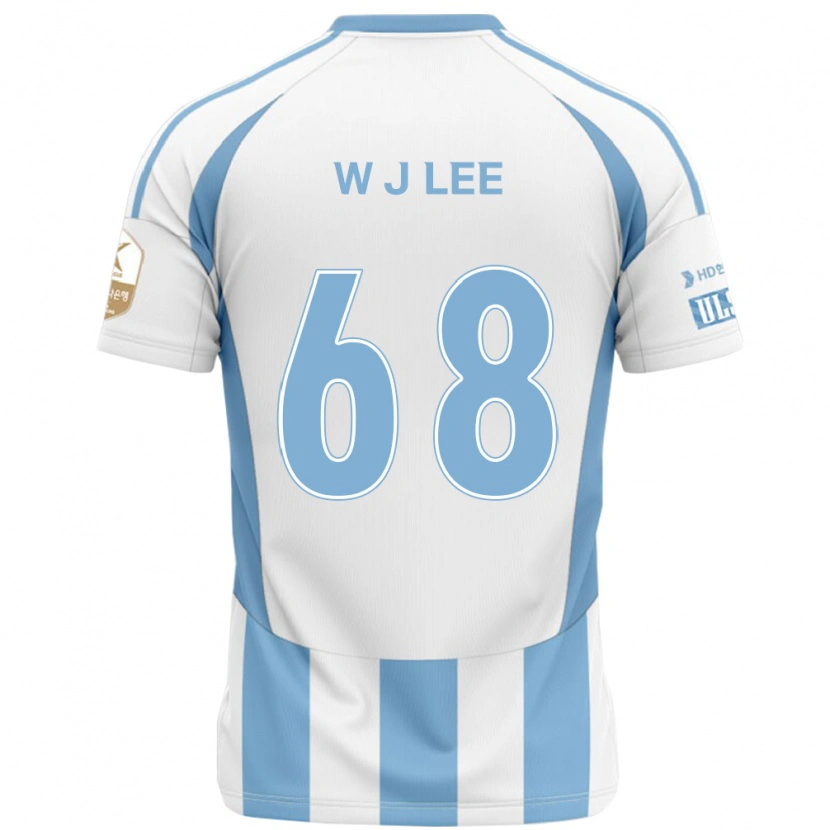 Danxen Dames Jae-Wook Lee #68 Wit Hemelsblauw Uitshirt Uittenue 2025/26 T-Shirt