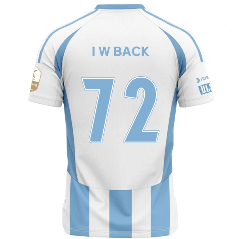 Danxen Dames In-Woo Back #72 Wit Hemelsblauw Uitshirt Uittenue 2025/26 T-Shirt