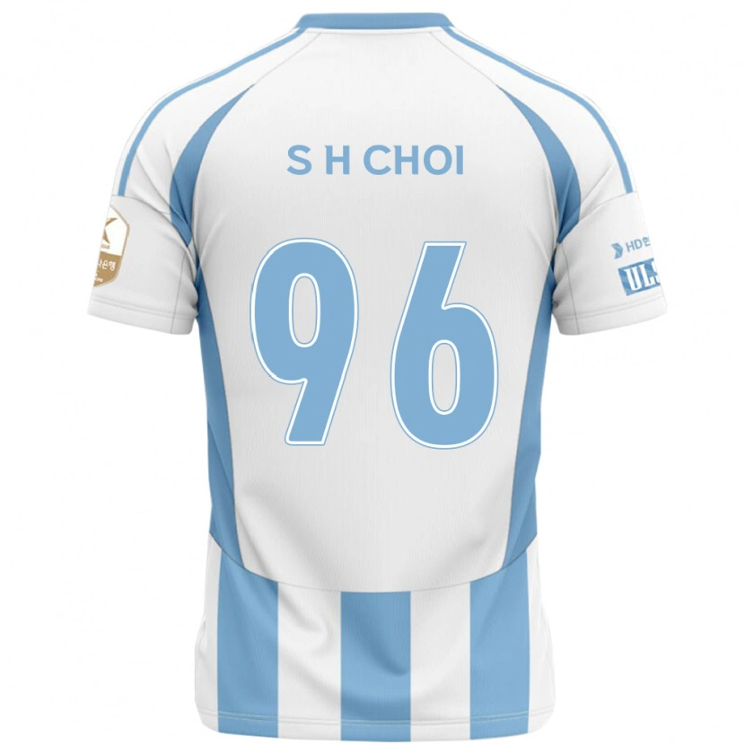 Danxen Dames Seok-Hyeon Choi #96 Wit Hemelsblauw Uitshirt Uittenue 2025/26 T-Shirt