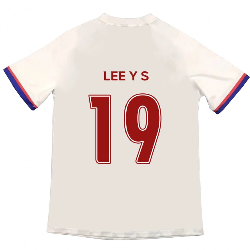 Danxen Dames Lee Young-Seo #19 Gebroken Wit Rood Uitshirt Uittenue 2025/26 T-Shirt