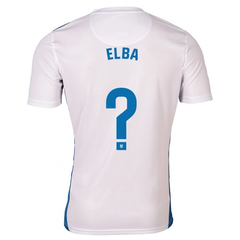 Danxen Dames Elba Vergés Prats #0 Wit Blauw Thuisshirt Thuistenue 2025/26 T-Shirt