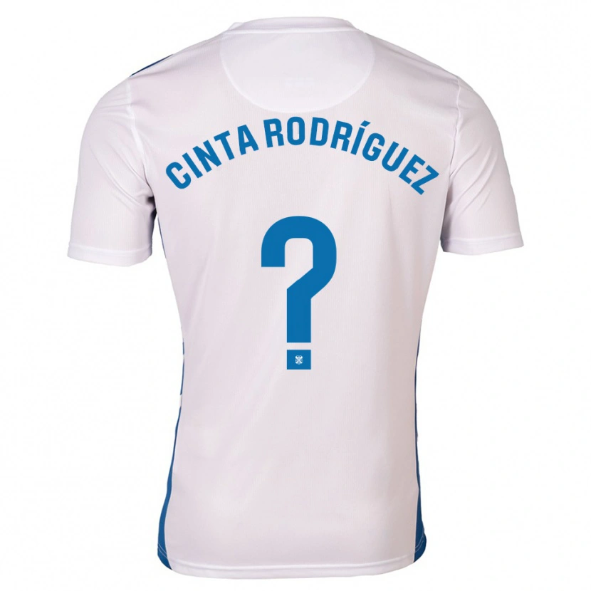 Danxen Dames Cinta Del Mar Rodríguez Costa #0 Wit Blauw Thuisshirt Thuistenue 2025/26 T-Shirt