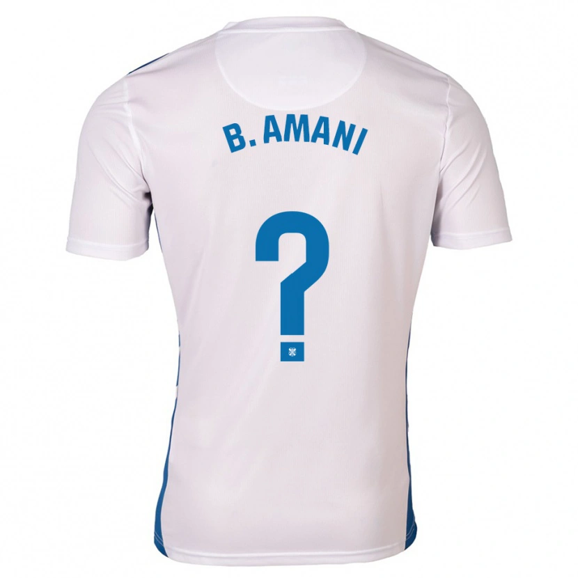 Danxen Dames Bernadette Amani Kakounan #0 Wit Blauw Thuisshirt Thuistenue 2025/26 T-Shirt