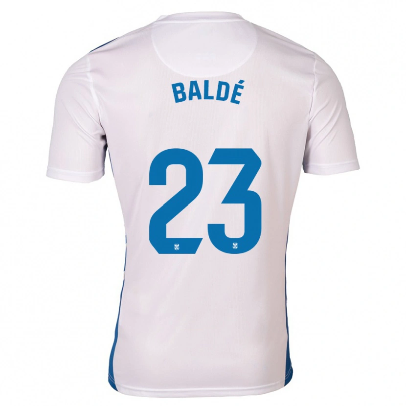 Danxen Dames Ibrahim Baldé #23 Wit Blauw Thuisshirt Thuistenue 2025/26 T-Shirt