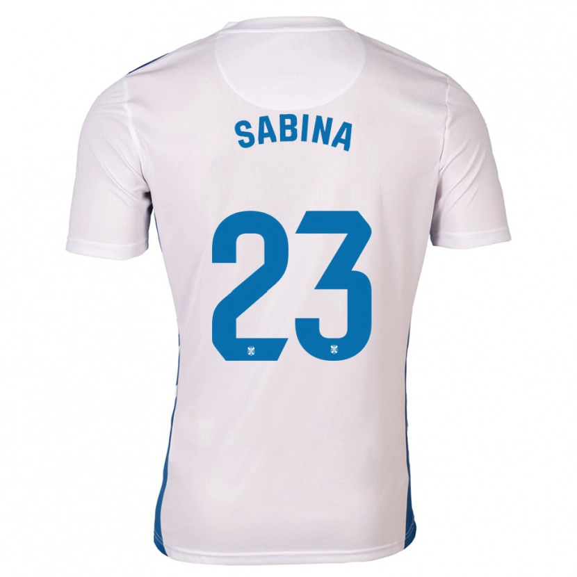Danxen Dames Fran Sabina #23 Wit Blauw Thuisshirt Thuistenue 2025/26 T-Shirt