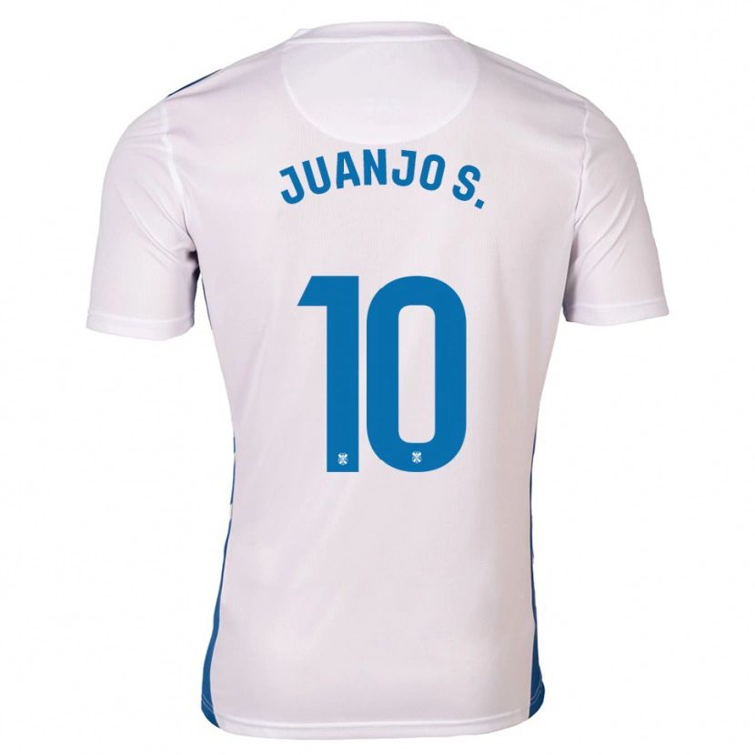 Danxen Dames Juanjo Sánchez #10 Wit Blauw Thuisshirt Thuistenue 2025/26 T-Shirt