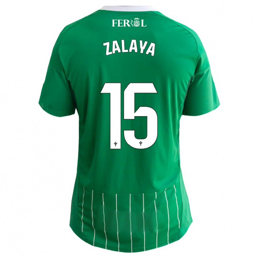 Danxen Dames Álex Zalaya #15 Groen Wit Thuisshirt Thuistenue 2025/26 T-Shirt