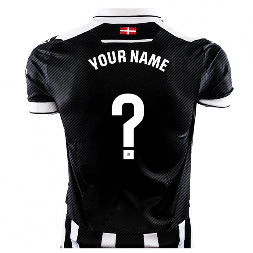 Danxen Dames Uw Naam #0 Zwart Wit Thuisshirt Thuistenue 2025/26 T-Shirt