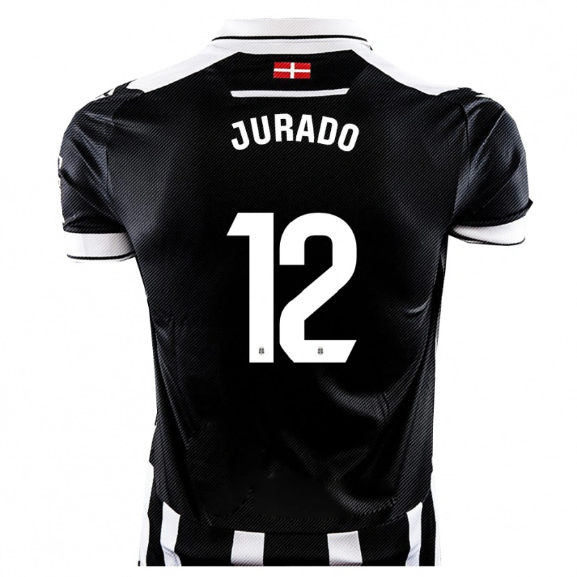 Danxen Dames Marc Jurado #12 Zwart Wit Thuisshirt Thuistenue 2025/26 T-Shirt