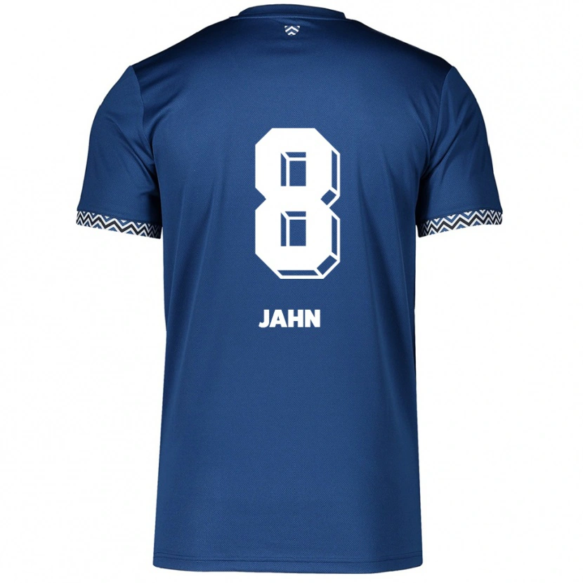 Danxen Dames Pamela Jahn #8 Marine Wit Thuisshirt Thuistenue 2025/26 T-Shirt