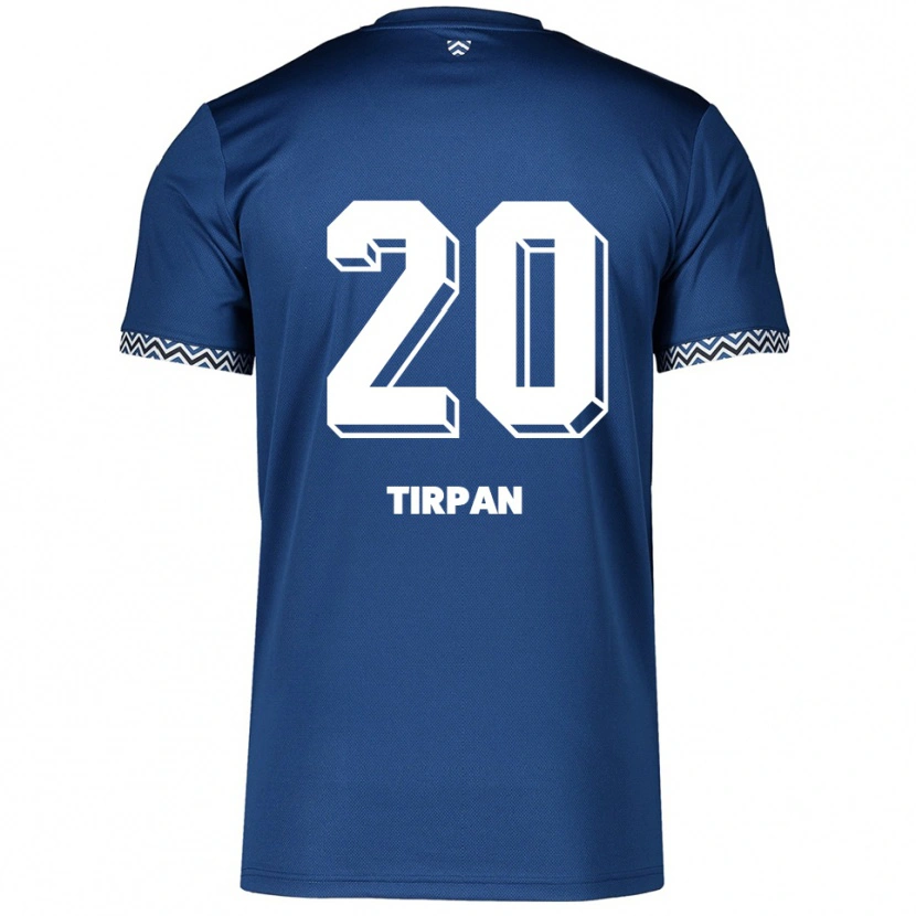 Danxen Dames Efe Tirpan #20 Marine Wit Thuisshirt Thuistenue 2025/26 T-Shirt