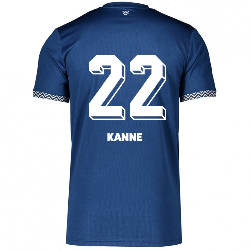 Danxen Dames Louis Kanne #22 Marine Wit Thuisshirt Thuistenue 2025/26 T-Shirt