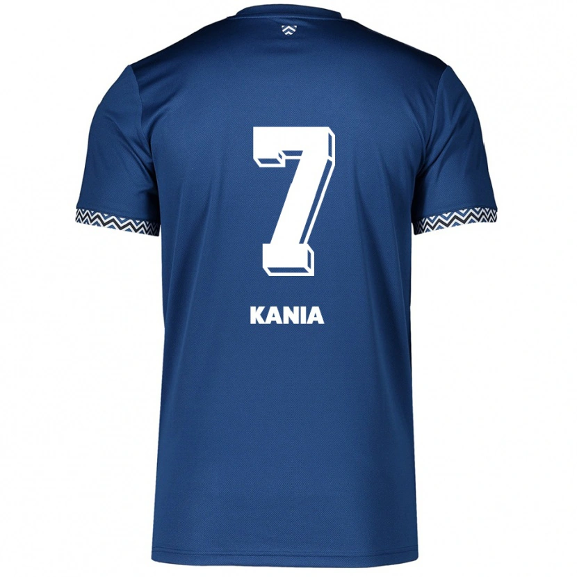 Danxen Dames Julian Kania #7 Marine Wit Thuisshirt Thuistenue 2025/26 T-Shirt