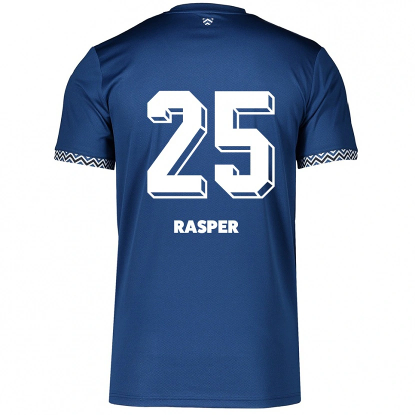 Danxen Dames Christopher Rasper #25 Marine Wit Thuisshirt Thuistenue 2025/26 T-Shirt