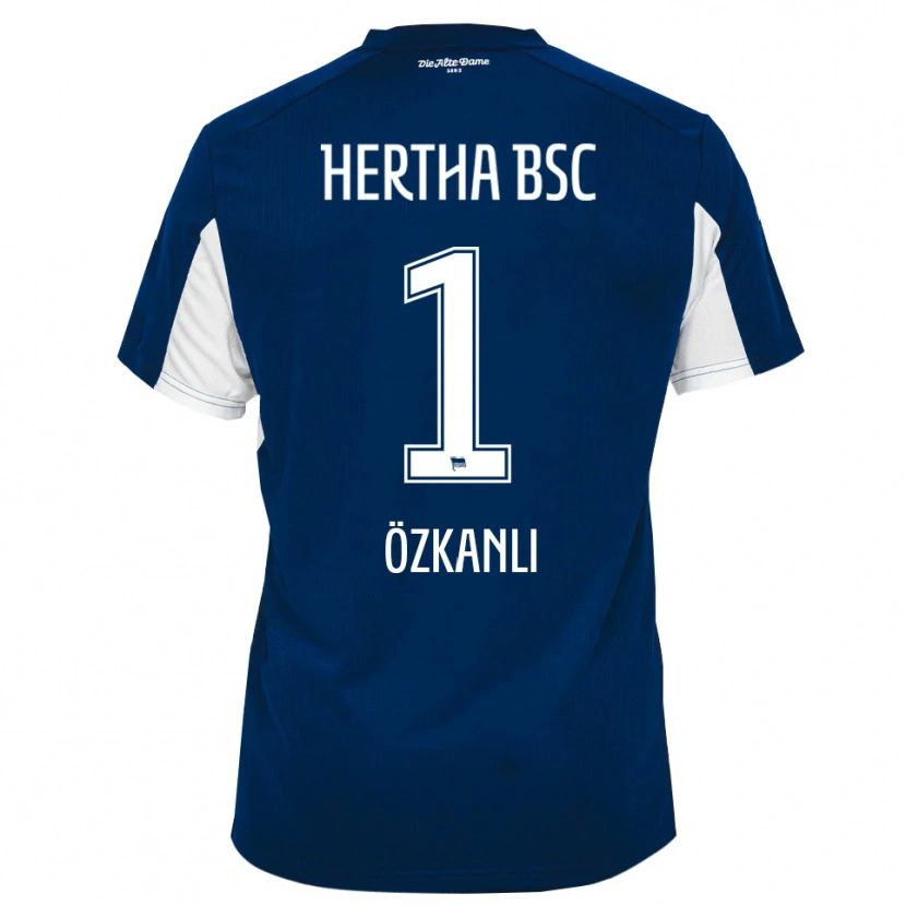 Danxen Dames Burak Özkanli #1 Wit Blauw Thuisshirt Thuistenue 2025/26 T-Shirt