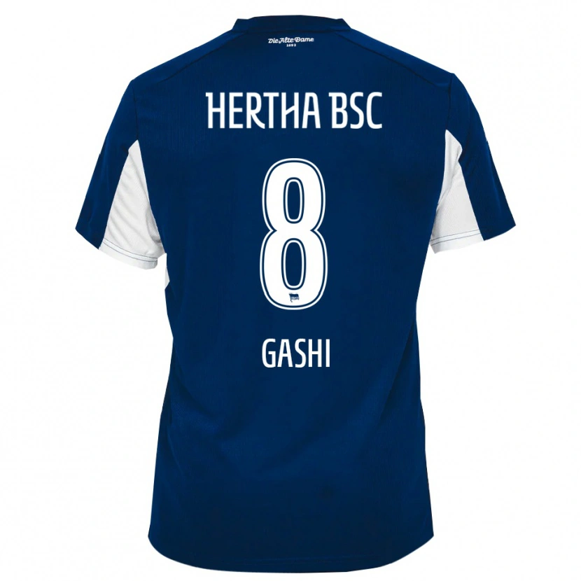Danxen Dames Diart Gashi #8 Wit Blauw Thuisshirt Thuistenue 2025/26 T-Shirt