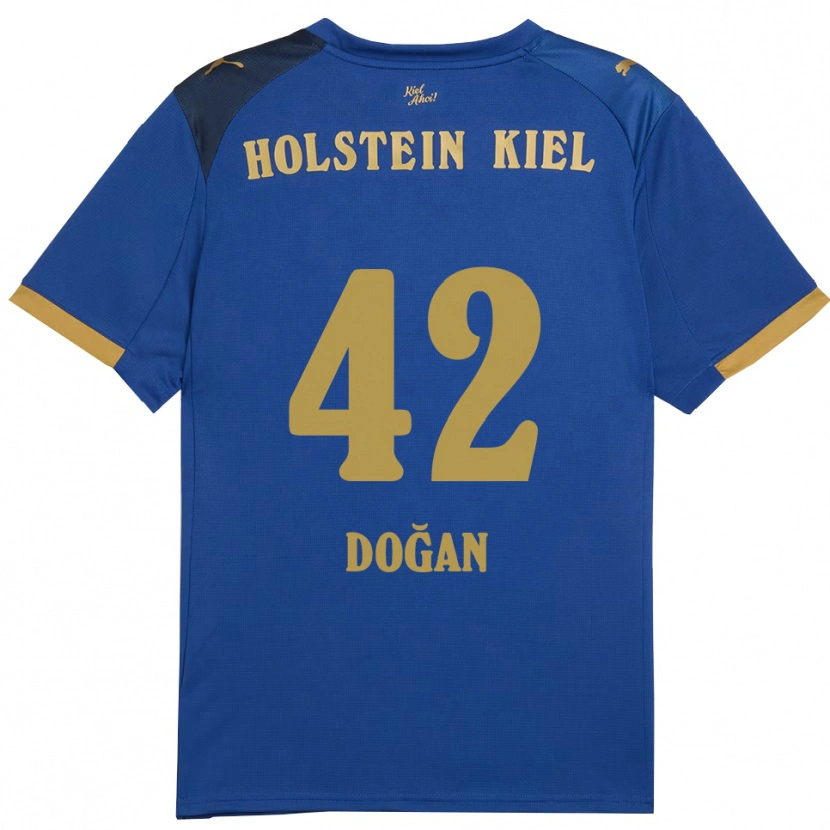 Danxen Dames Tyler Doğan #42 Blauw Goud Thuisshirt Thuistenue 2025/26 T-Shirt