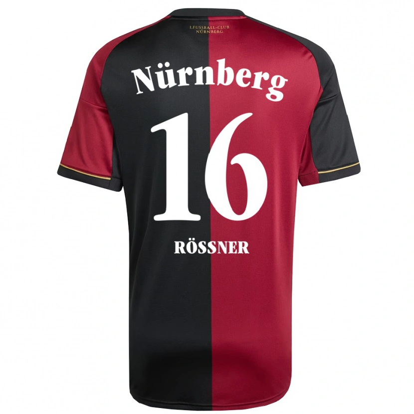 Danxen Dames Marlon Rößner #16 Bordeauxzwart Thuisshirt Thuistenue 2025/26 T-Shirt