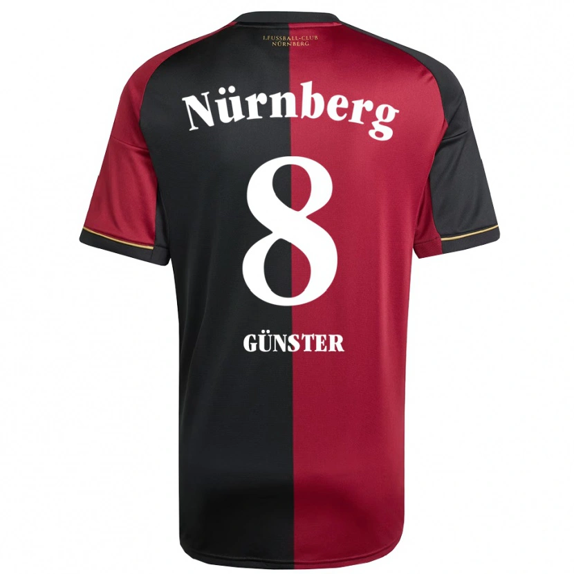 Danxen Dames Meret Günster #8 Bordeauxzwart Thuisshirt Thuistenue 2025/26 T-Shirt