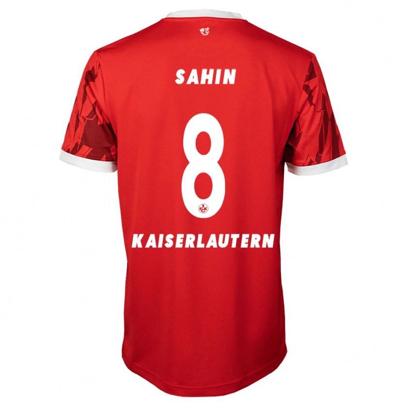 Danxen Dames Semih Sahin #8 Rood Wit Thuisshirt Thuistenue 2025/26 T-Shirt