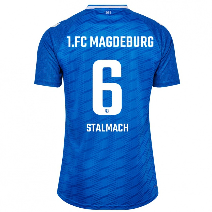 Danxen Dames Dariusz Stalmach #6 Blauw Wit Thuisshirt Thuistenue 2025/26 T-Shirt